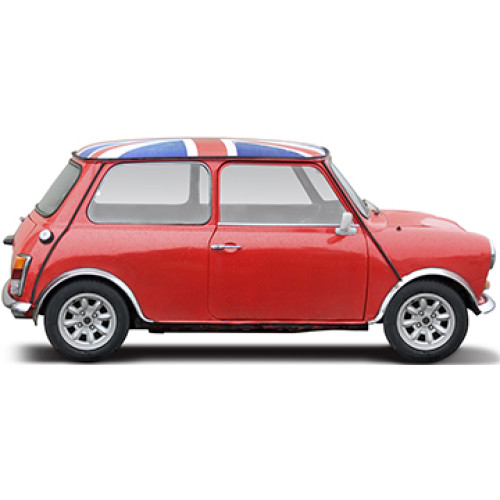 UK Mini Cooper Cardboard Cutout Free Shipping